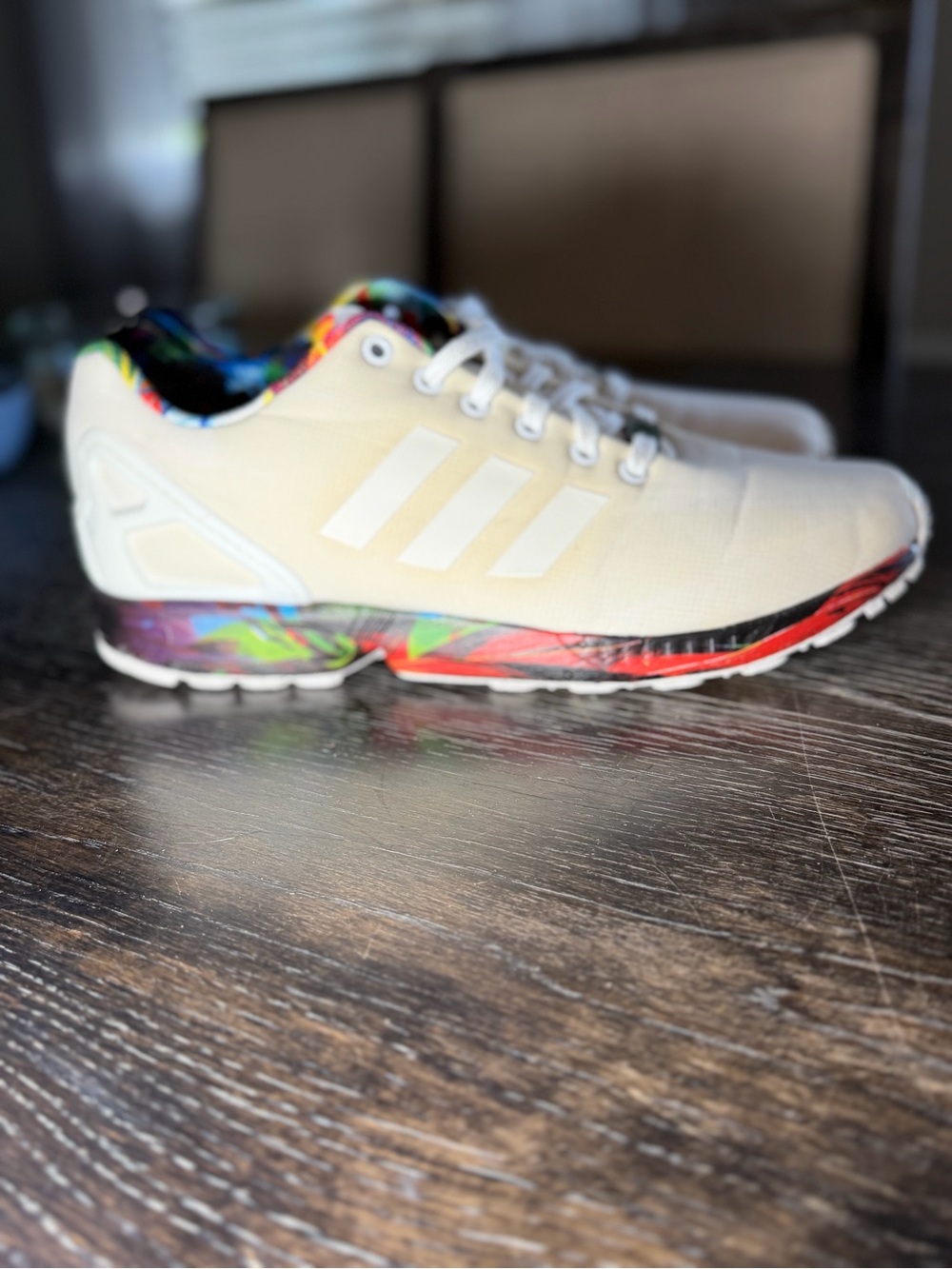 Adidas Torsion ZX Flux Floral Men’s size 9.5 - Picture 3 of 6